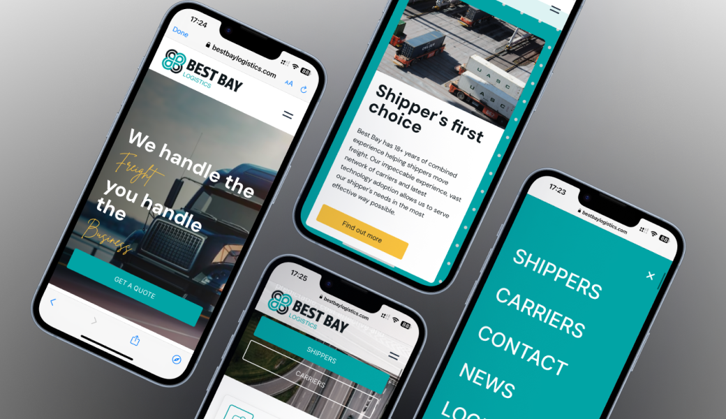 Logistics Website Design